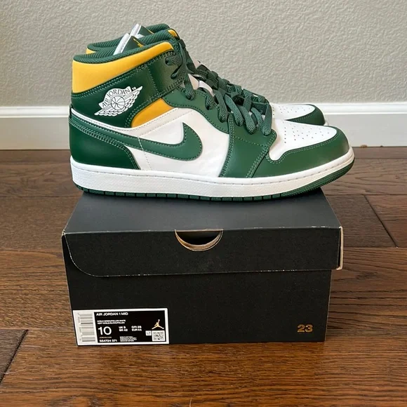 Jordan | Shoes | Nib Mens Air Jordan Mid Noble Green Pollen  display picture 1